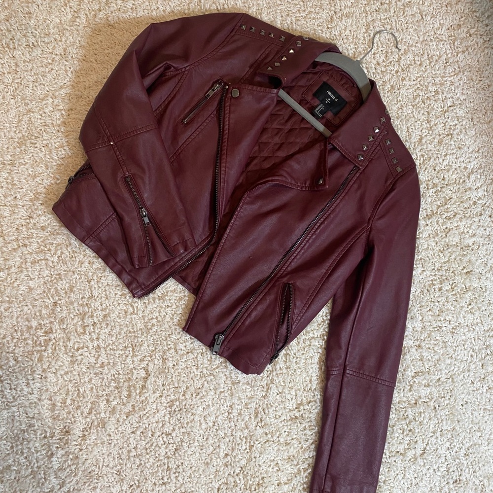 Leather jacket
